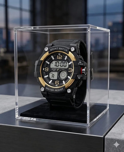Man's Digital Sports Watch